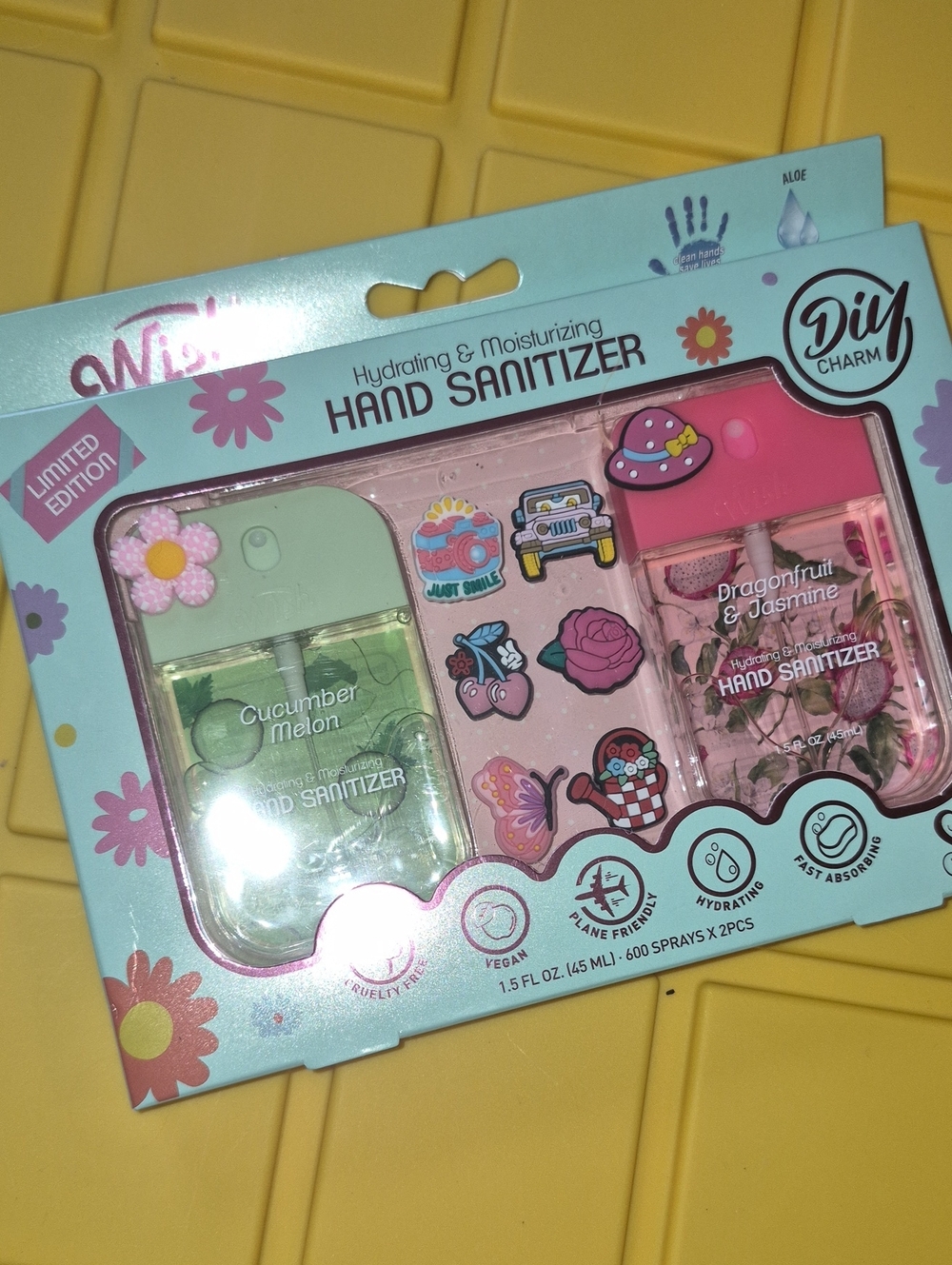 Wish Hand Sanitizer With Charms Limited Edition Nwt
